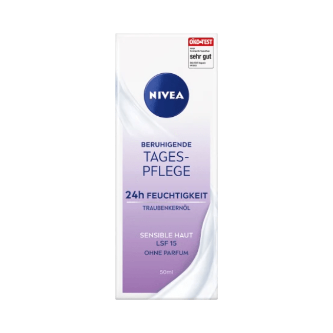 NIVEA Gesichtscreme Essentials sensible Haut LSF 15, 50 ml