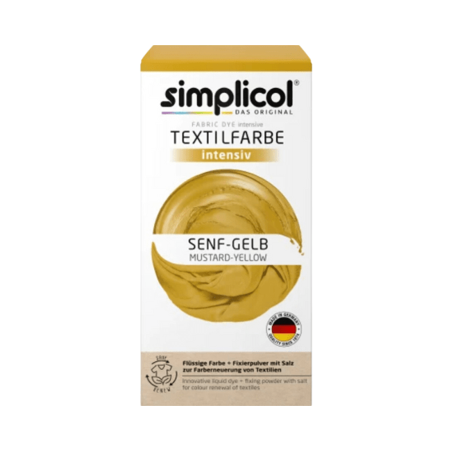 Simplicol Textilfarbe intensiv Senf-Gelb 150 ml