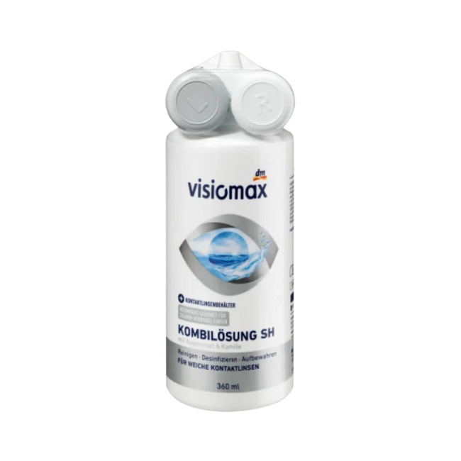 VISIOMAX Kombilösung Silikon Hydrogel mit Augentrost und Kamille 360 ml