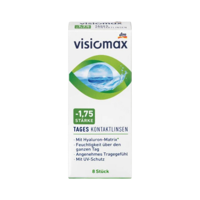 VISIOMAX Tageslinse -1,75, 8 St