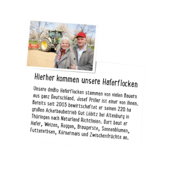 dmBio Haferflocken Feinblatt Naturland 1 kg