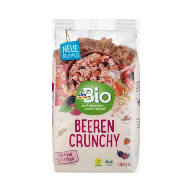 dmBio Müsli Crunchy Beeren 500 g