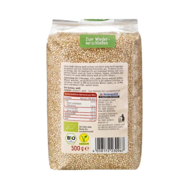 dmBio Quinoa weiß 500 g