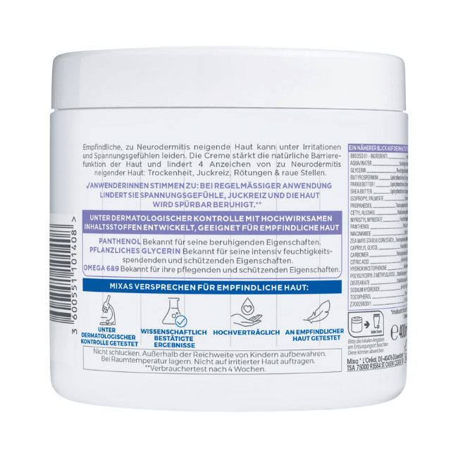 Panthenol Mixa Comfort ml Mixa 400 cream care | Pflegecreme