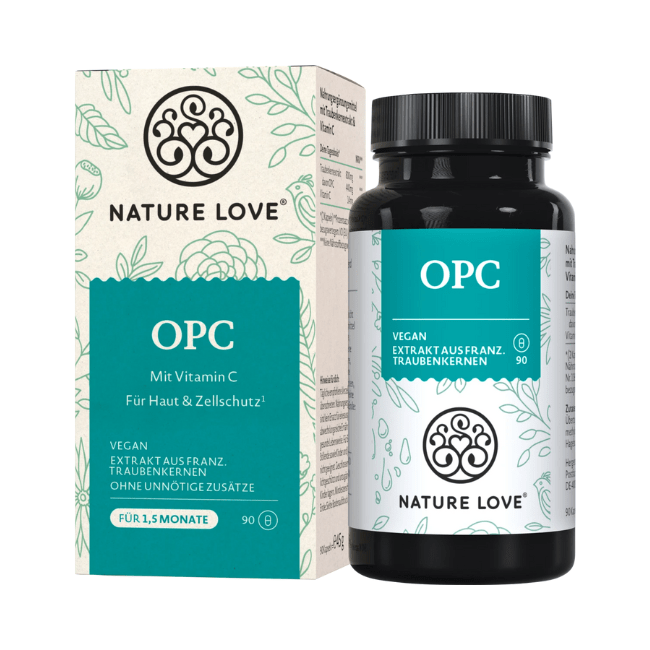 Nature Love OPC Traubenkernextrakt Kapseln 90 St, 45 g