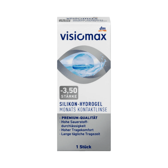 VISIOMAX Silikon-Hydrogel Monatslinse Dioptrie - 3,50 1 St