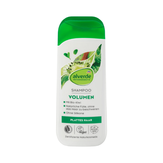 alverde NATURKOSMETIK Shampoo Volumen Bio-Kiwi Bio-Apfelminze 200 ml