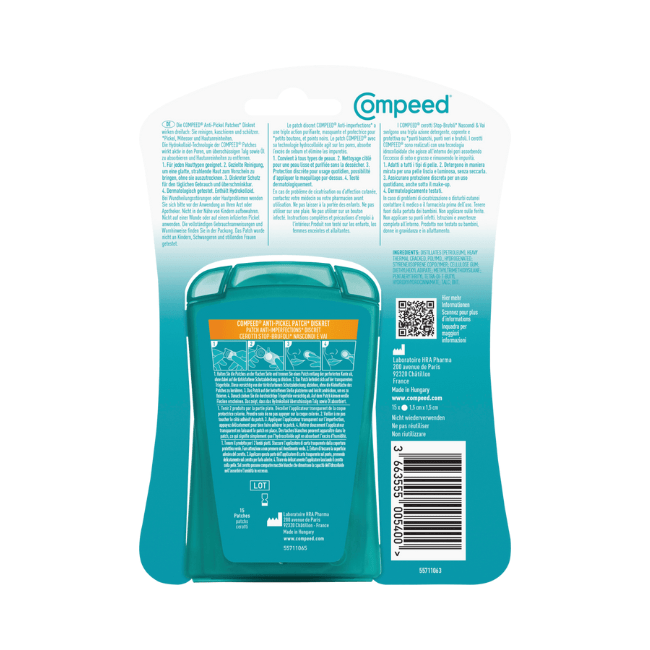 Compeed Anti Pickel Patches Diskret 15 St