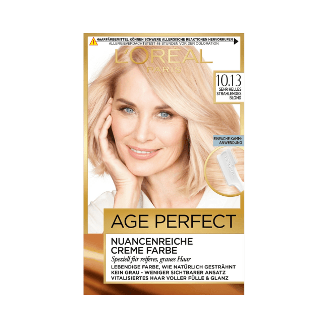L'ORÉAL PARIS EXCELLENCE CREME Haarfarbe Age Perfect 10.13 Sehr helles strahlendes Blond 1 St