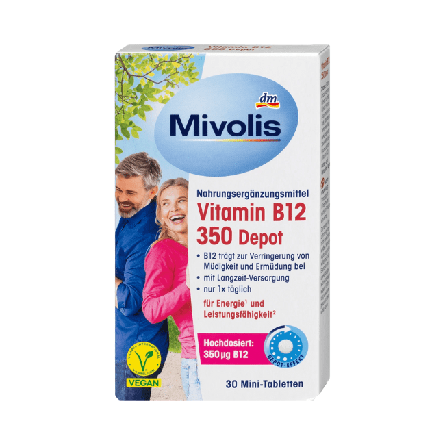 Mivolis Vitamin B12 350 Depot 30 Mini-Tabletten 6 g