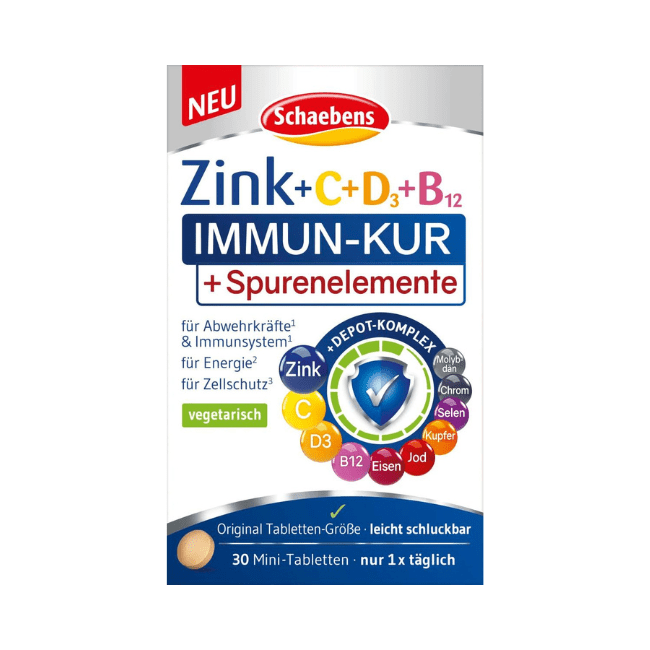 Schaebens Immun-Kur Zink + C + D3 + B12, 10 g