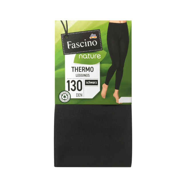 Fascino Leggings Thermo schwarz Gr. 38/40, 130 DEN, 1 St