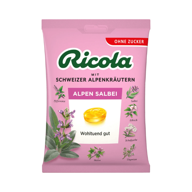 Ricola Bonbon, Alpen-Salbei, zuckerfrei 75 g