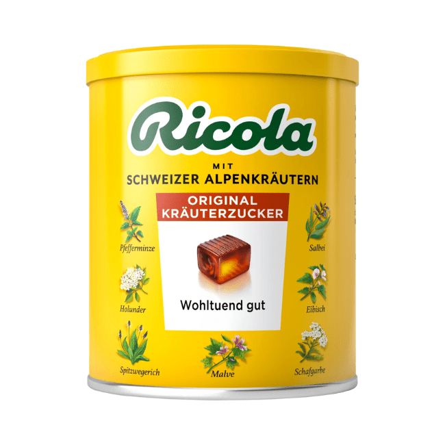 Ricola Bonbon, Kräuter Original, schweizer Kräuterzucker 250 g